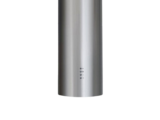 Modern Cylinder Round Island Range Hood Victory SV400J with adjustable sliding cylinders and 600CFM blower