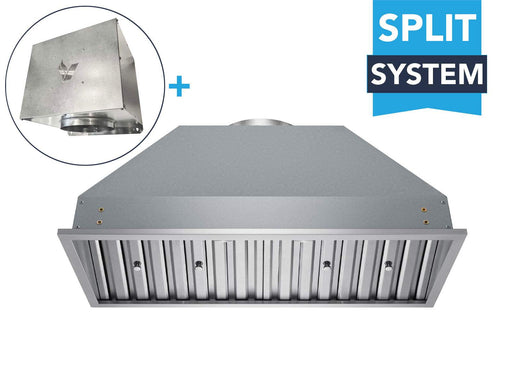 Victory Q2 30 Inch Range Hood Insert with split-system remote blower and stainless steel baffle filters