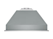 Front view of the Victory Q2 36 inch range hood insert featuring a sleek stainless steel finish and built-in design.