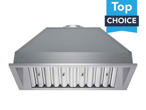 42 inch 700 CFM stainless steel range hood insert with LED lights and dishwasher safe filters