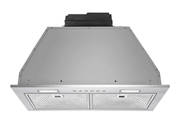 Bottom-up view of the Victory Q6 showing the industrial metal housing, dual LED lights, and honeycomb filter latches