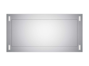 Underside view of the Victory Sunset featuring a smooth 304 stainless steel finish and four integrated LED corner lights providing bright cooktop illumination.