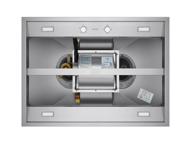36 Inch Island Range Hood 750 CFM - VICTORY Twister Island