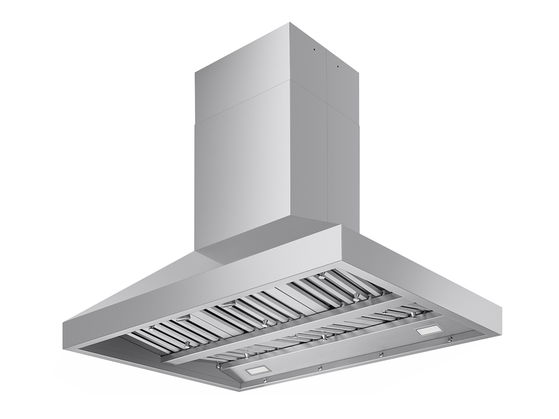36 Inch Island Range Hood 750 CFM - VICTORY Twister Island